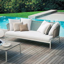 Outdoor sofa combination open-air balcony residential chair sofa sample room courtyard leisure vine sofa furniture