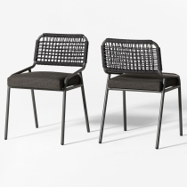 Outdoor chair without armchair single - person modern minimalist yard restaurant outdoor chair chair chair