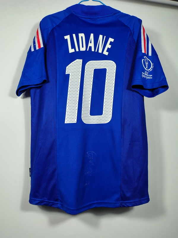 2002 France Zidane Henry Vieira Pires Thuram Maillot Leroy Treguet Shirt