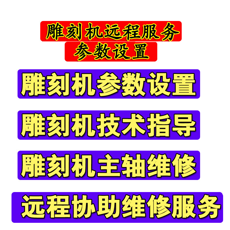 Engraving machine control simulation parameter debugging remote maintenance guidance service engraving machine spindle motor CNC maintenance