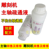 Engraving machine spindle dredging liquid water channel blockage cleaner water cooling spindle descaling agent professional motor spindle maintenance