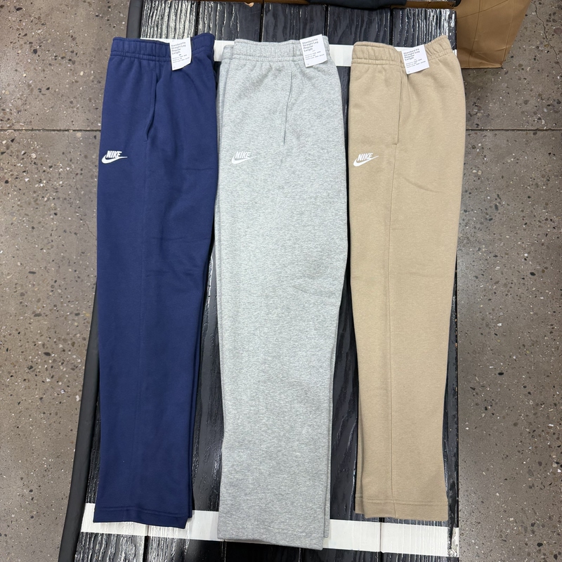 Authentic Nike Nike Autumn and Winter Men's Straight-Leg Sports Casual Comfortable Loose Velvet Warm Pants Bv2708
