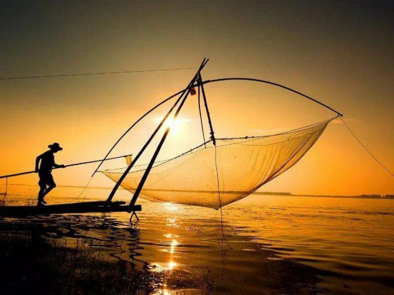 Moving zither nets, lifting nets, fishing nets, fishing pullers, fishing nets, large manual nets, automatic foldable large nets - Taobao