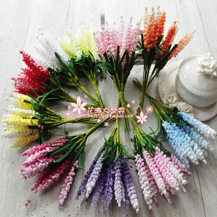 DIY Materials Accessories Wind Letter Flowers Branches Germination Simulation Bouquet Craft Gift Pendulum decoration Nakata Garden Lavender