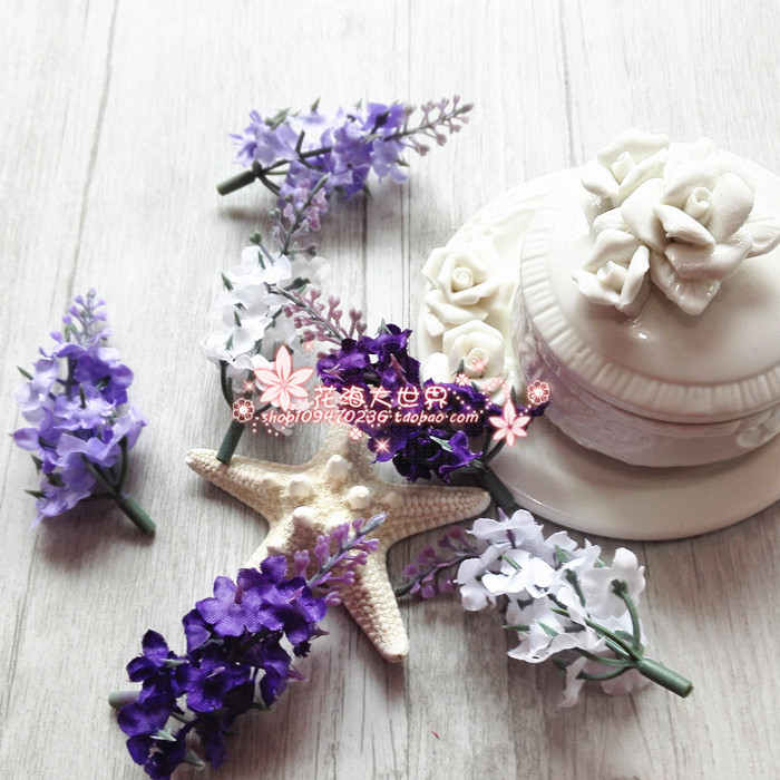 Flowers Sea Great World DIY Simulation Materials Simulation Flower Crafts Gift Hem Accessories Handmade Decorative material accessories Mini lavender