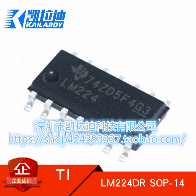TI Texas LM224DR SOP-14 original with single service LM224DR