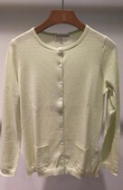 e three standard 100% pure cashmere worsted womens round neck cardigan sweater 100 yards