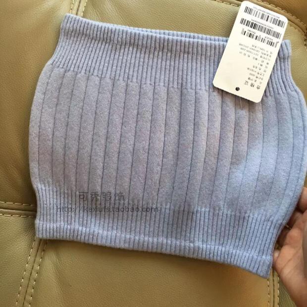 100% Cashmere + Elastic Silk Waist Protector for Men and Women, Protects the Navel and Stomach, Keeps the Waist Warm and Soft, 65-70 Grams