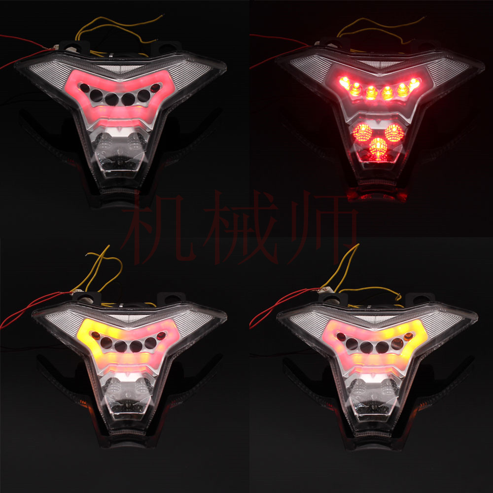 Kawasaki Z1000 14 - 15 - 19 ZX10R 16 - 18 years after tail light brake light is turned into one