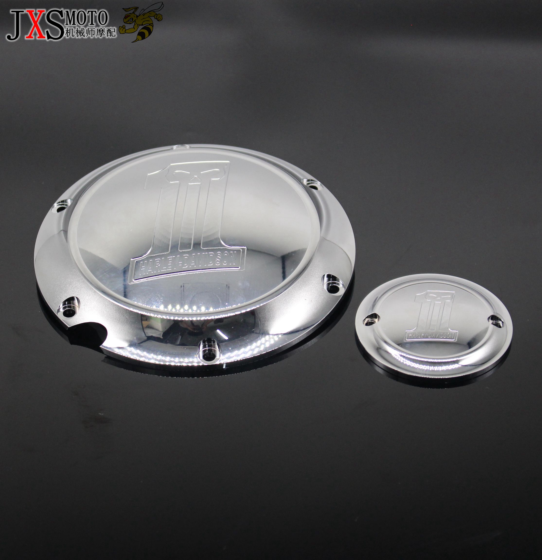 Applicable Harley gliding road Wang Fat Chai Soft tail series 1584 Dana engine retrofit clutch side cover