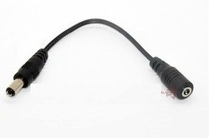 DC conversion cable extension cable 5 5*2 1 male to 3 5*1 35 female seat 15cm long power conversion cable