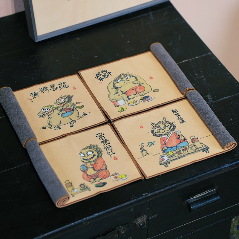 Tou Shou Ji Chinese Style Double-Sided Tea Towel High-End Absorbent Tea Towel Tea Tablecloth Tea Table Wipe Cloth Tea Table Accessories Tou Shou Ji Chinese Style Double-Sided Tea Towel High-End Absorbent Tea Towel Tea Tablecloth Tea Table Wipe Cloth Tea Table Accessories