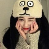 Chubbybaby*Korea ins super super mite big -eye вертикальный ушной щенок теплый шляпа Lei Feng Hat Selfie