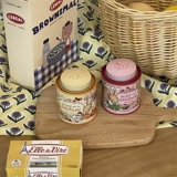 Chubbybaby*ретро -кремовый кролик кролика маленькая свежая железная консервированная натуральная соя мебель ароматная свеча