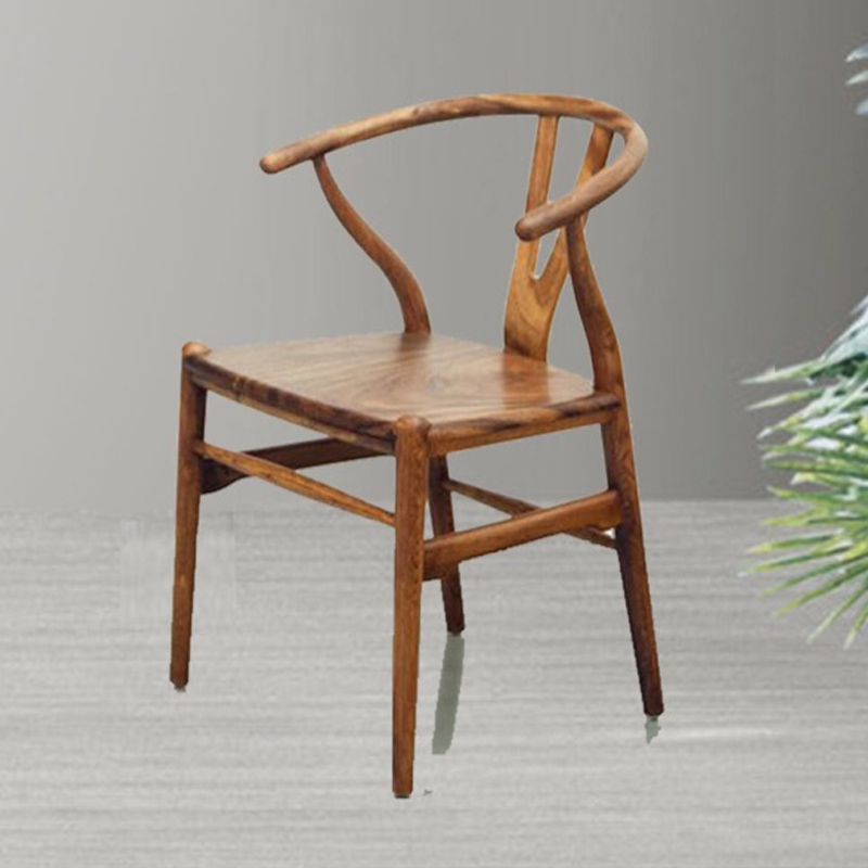 Walnut Y chair desk Large board matching combination Office desk Tea reception Leisure log Min seal