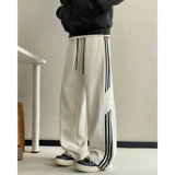 Летние спортивные штаны для отдыха, в американском стиле, свободный прямой крой