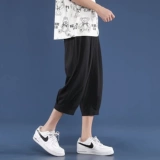 Tide, летние тонкие шелковые штаны, спортивные трендовые шорты для отдыха, оверсайз