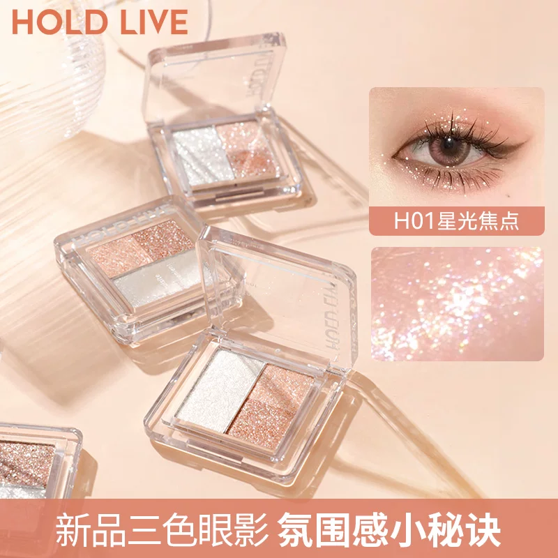 HOLD LIVE Тени для век, хайлайтер, яркость ногтей sequins, лунный камень