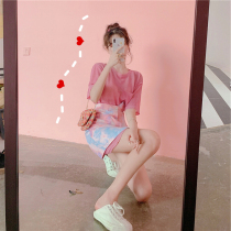 2022 new summer small sub-summer-style super-fairy sweaty fairy dress with two suit womens dress and summer clothes