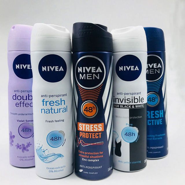 German Nivea antiperspirant spray deodorant underarm refreshing antiperspirant eau de toilette ຢາຕ້ານເຫື່ອທີ່ຍາວນານຂອງແມ່ຍິງ 150ml