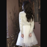 Вечернее платье, элитный демисезонный лонгслив, подходит для подростков, коллекция 2021, городской стиль, цвета шампанского, изысканный стиль