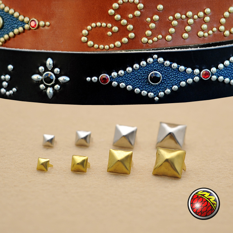 Imported pure copper claw nail decorative nail HTC leather belt nail 10 30 pyramid nail guaranteed