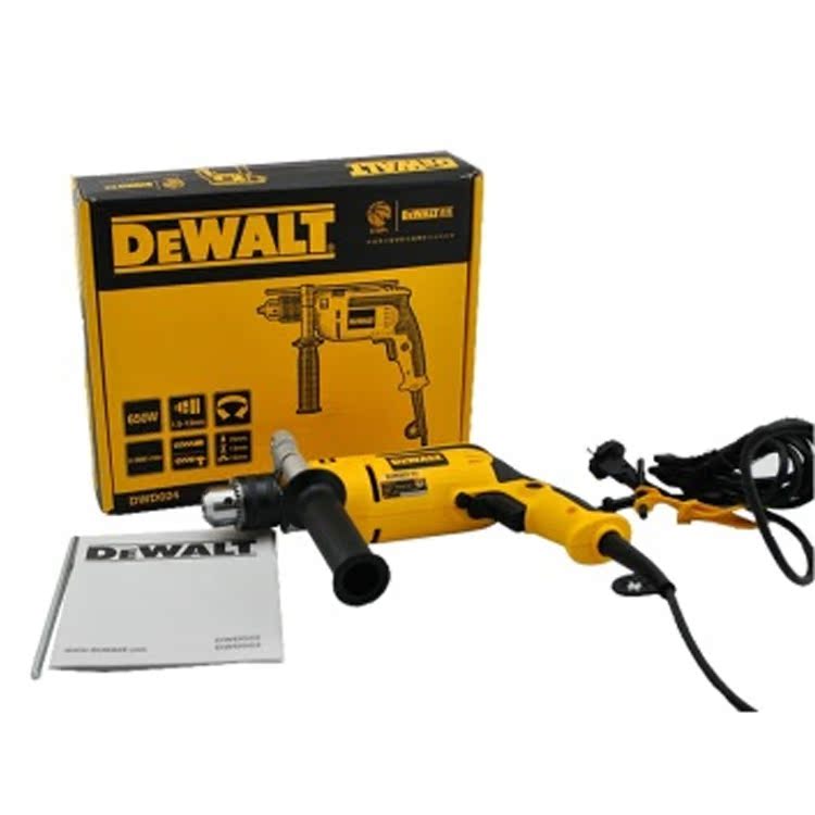 DeWalt)DWD024 percussion drill rotor stator carbon brush chuck parts list