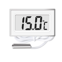 Electronic thermometer air conditioning temperature detector air outlet thermometer car sensor refrigerator watch repair special