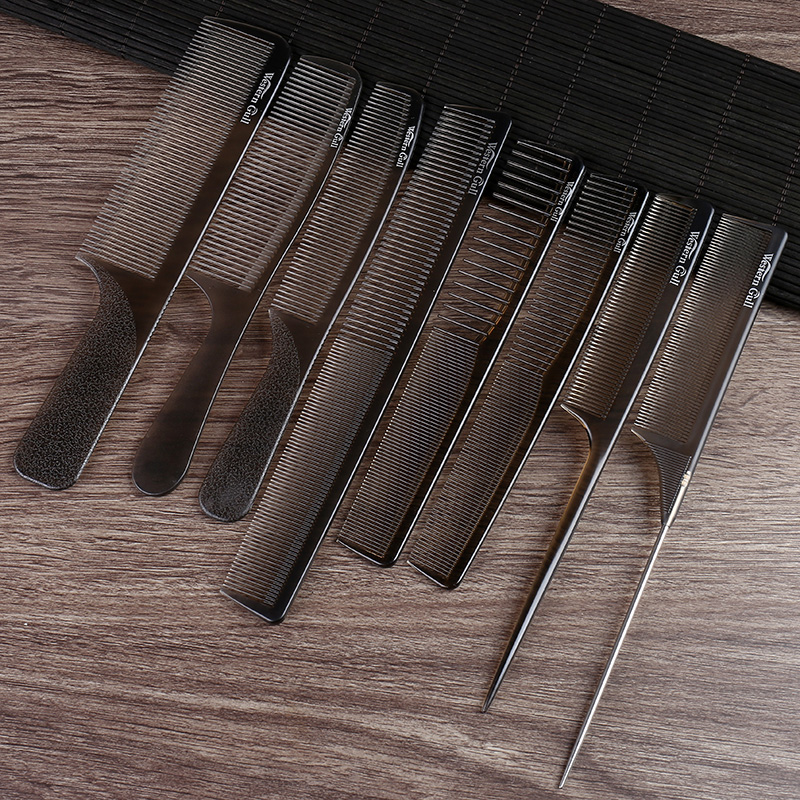 Hair Stylist Professional Haircut Comb Ultra Slim Haircut Comb Male Hair Apple Comb Hair Apple Comb Hair Salon Tips End Comb