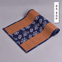 Камелия синяя и белая ткань