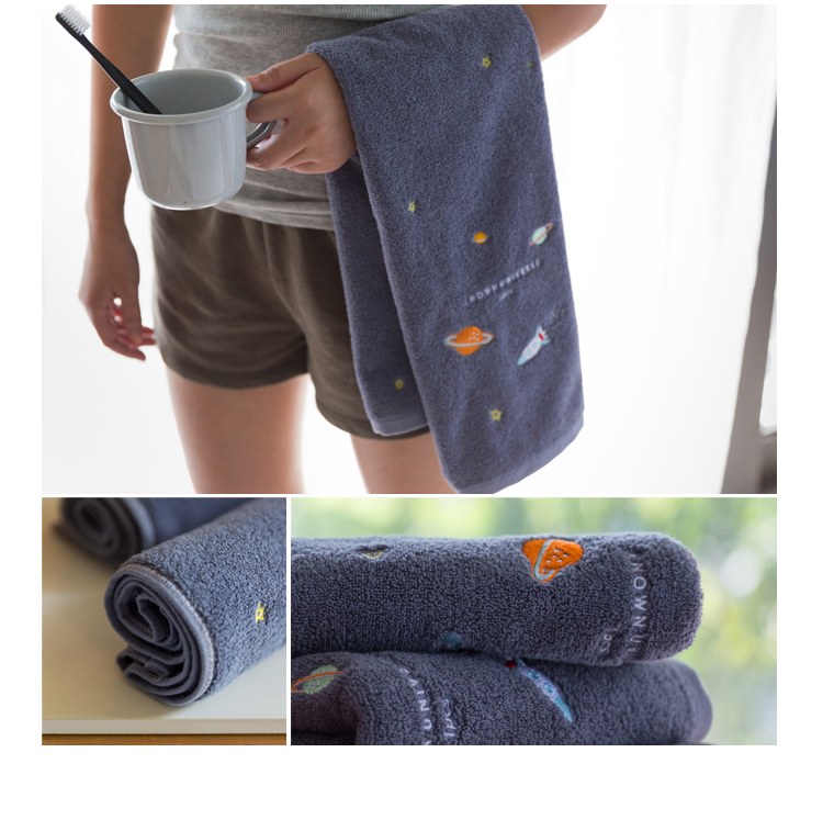 Original bông khăn thêu khăn - Khăn tắm / áo choàng tắm áo choàng tắm