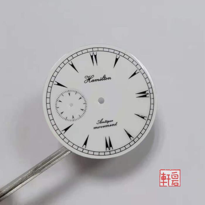 Hamilton Hamilton 9179219456497 and other pocket watches changed to watch enamel dial