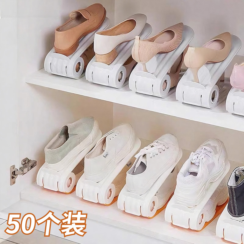 靴ラック 靴ラック 二層靴ラック 収納 アーティファクト 調節可能 靴キャビネット スタッキングラック 省スペース 靴ラック