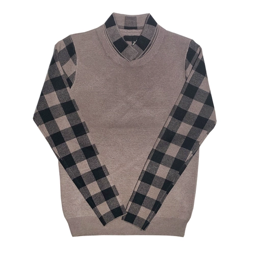 Демисезонный шерстяной свитер, приятная телу трендовая трикотажная рубашка, комплект, в корейском стиле, увеличенная толщина