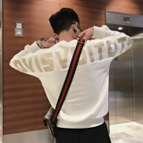 Осенняя трендовая толстовка, модный лонгслив, футболка, оверсайз, популярно в интернете