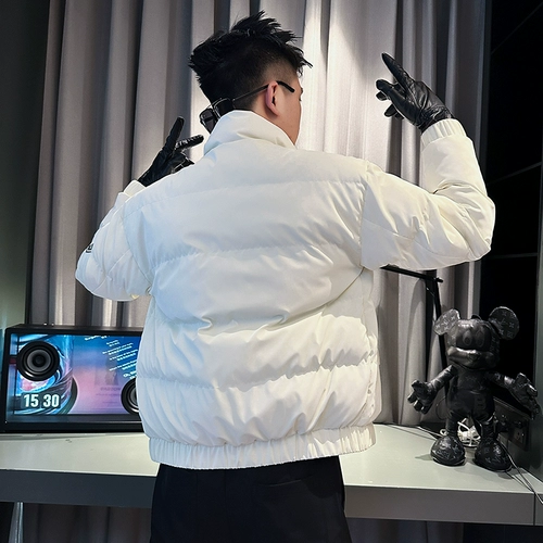 Зимняя куртка, пуховик с пухом, 2023, увеличенная толщина, с вышивкой