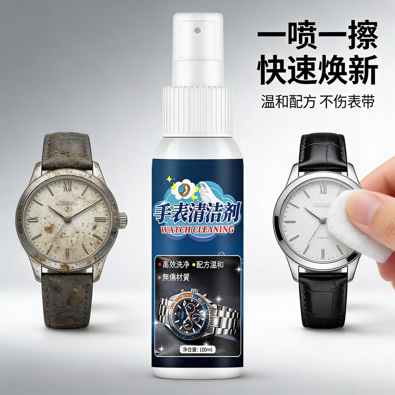 Rubber Strap Cleaner, Watch Cleaning Agent, Silicone Strap Stain Remover, Dial and Steel Band Refurbishment, Polishing and Maintenance Rubber Strap Cleaner, Watch Cleaning Agent, Silicone Strap Stain Remover, Dial and Steel Band Refurbishment, Polishing and Maintenance
