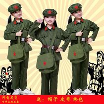 Lei Feng Clothing Children Act Out of Childrens Red Army Flights Red Stars Performance Dance Costume Men and Women 61 Men and 61