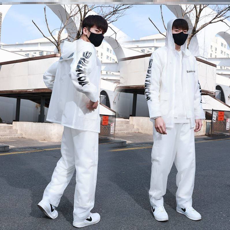 Heavy Rain Rain Suits Thickened long version of full-body anti-male and female Locomotive Electric Cars Electric for ride-hailing Raincoat riding special