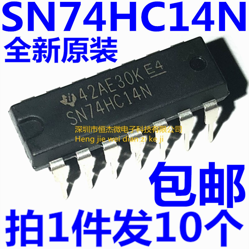 Brand New Original Imported 74Hc14 Dip14 Sn74Hc14N Six-Way Schmidt Trigger