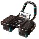 New Smart Four-Wheel Abdominal Exercise Wheel with Automatic Rebound and Elbow Support, Six-Elbow Support Abdominal Exercise Wheel for Sports