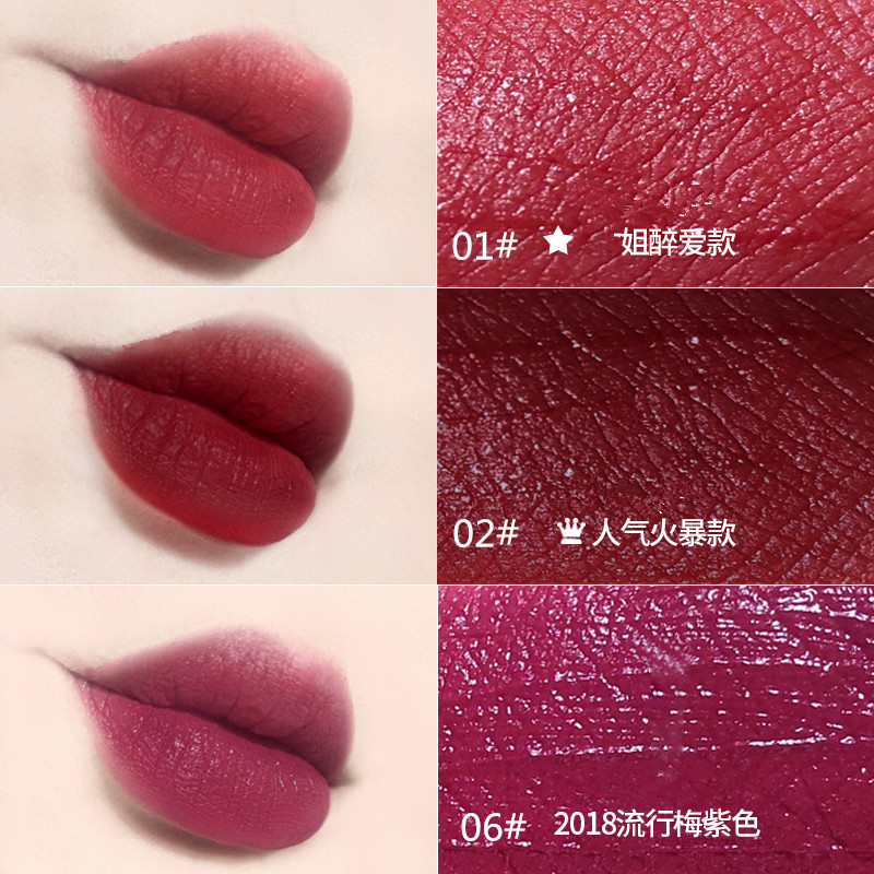 Son môi nữ dưỡng ẩm lâu trôi không dấu nước Hàn Quốc phù hợp với sinh viên Son môi chính hãng son bóng cắn môi trang điểm đỏ bảng màu son 3ce kem