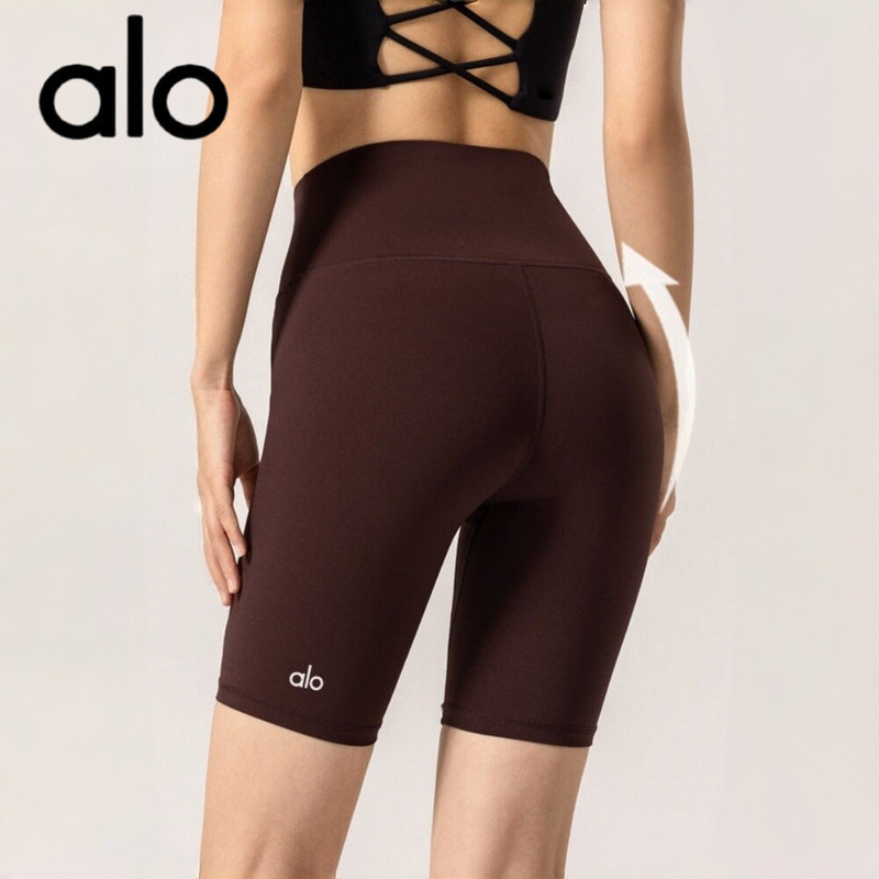 Aio Yoga Shorts for Women, Butt-Lifting, High-Waisted, Naked-Feel, High-Elasticity, Breathable, Fitness, Running, Cycling Shorts, Sports Shorts, Summer
