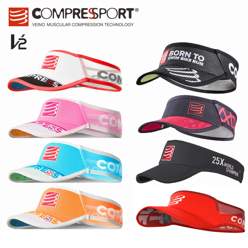 compressport running empty top hat male marathon outdoor sports speed dry cap ultralight sunscreen sunscreen