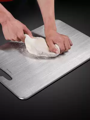 Germany CUGF 304 stainless steel cutting board Cutting board antibacterial and mildew-proof kitchen household chopping board kneading panel Rolling plate