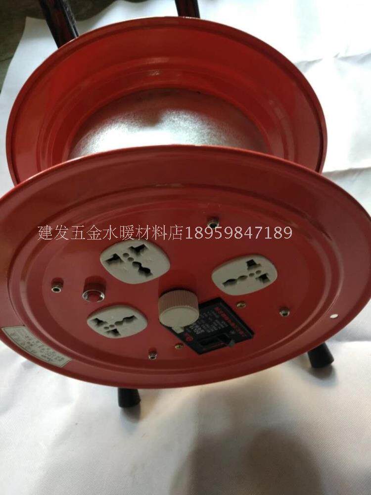 220V mobile cable reel 10A16A towing reel winding reel empty reel wiring board cable dedicated