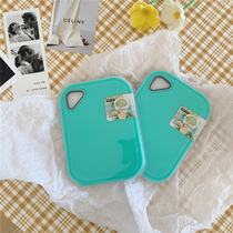 Foreign Trade Mildew-Proof Fruit Kitchen Small Chopping Block Heat Insulation Wild Camping Picnic Cut Vegetable Plate Food Grade PP Plastic Case Plate Cut Plate