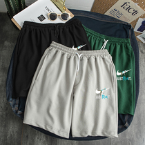 Shorts mens summer wear casual summer 5-point pants thin Joker youth loose net red pants mens ins Super fire