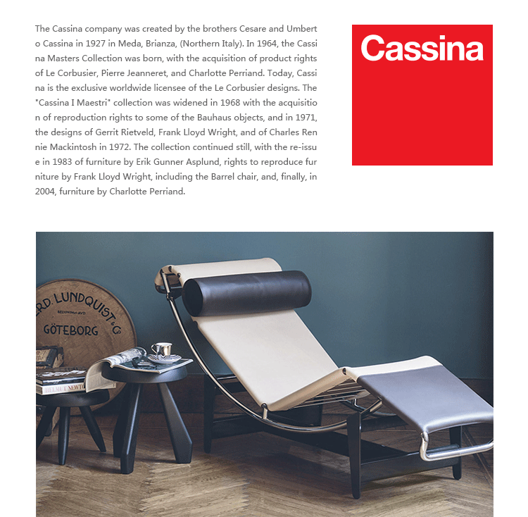 BoDreamer thiết kế nội thất sáng tạo LC4 chaise phòng chờ Le Corbusier ghế da bò - Đồ nội thất thiết kế ghế bệt tựa lưng