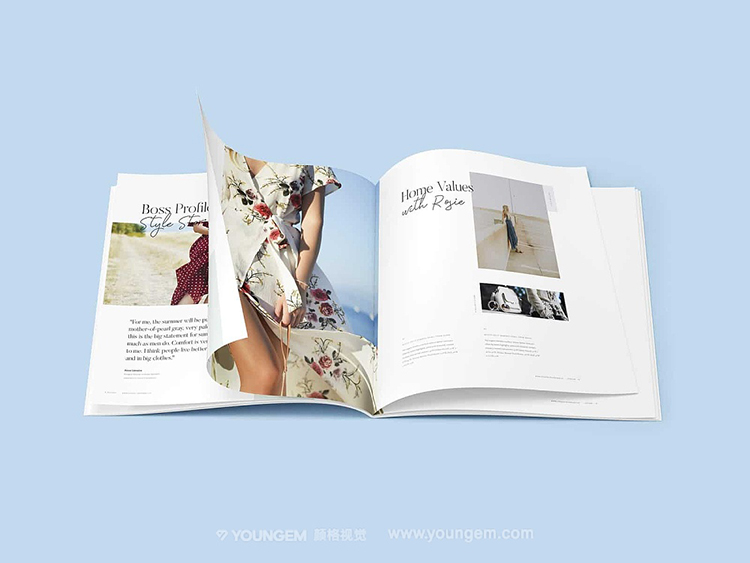 图片[6]-3D多规格翻页杂志画册书籍封面内页设计贴图ps样机素材展示效果-cg男孩